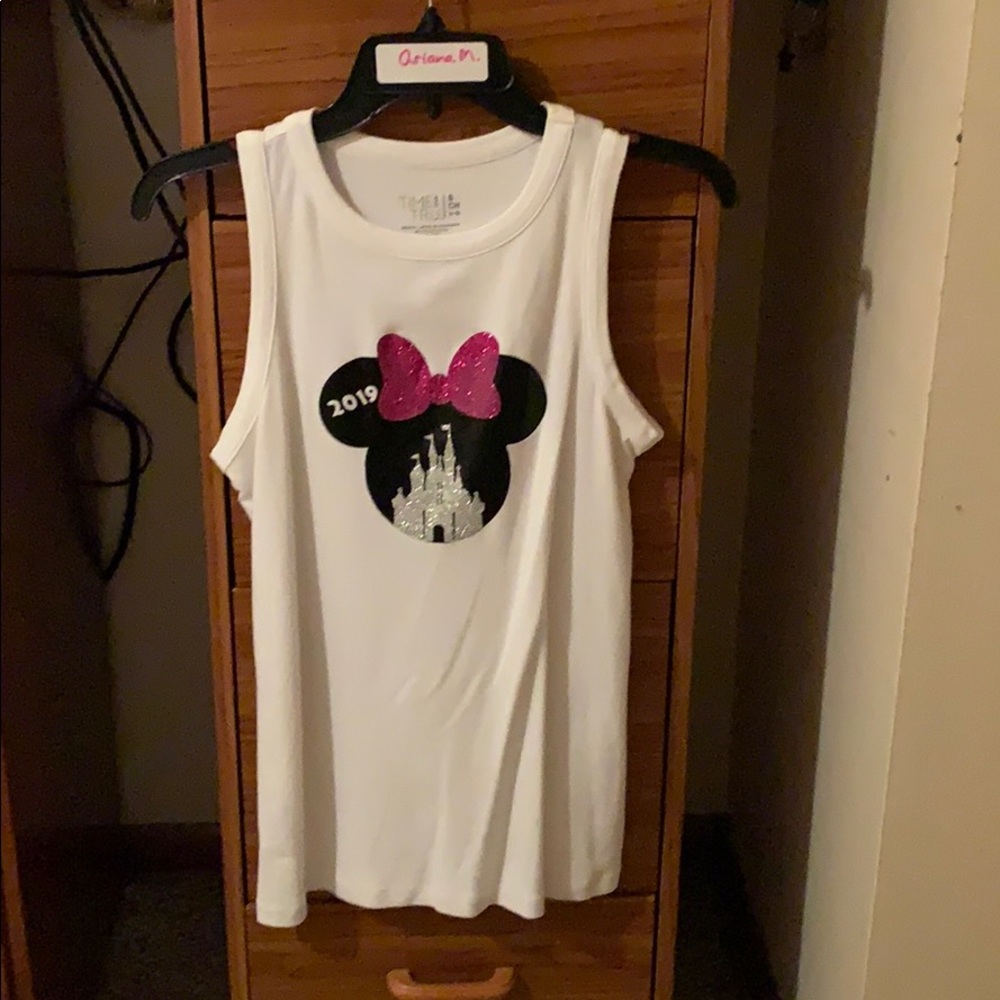 time and tru disney tank top